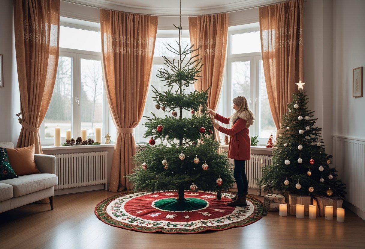 Sådan skaber du den perfekte julestemning med gardiner i Haderslev og juletræstæpper